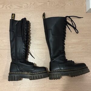 Dr Martin 1B60 BEX PISA LEATHER KNEE HIGH BOOTS